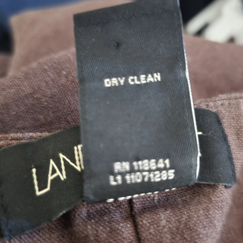 Lane Bryant Sleeveless Dress Brown Linen Neutral Breathable Blend Size 22 - Picture 4 of 4